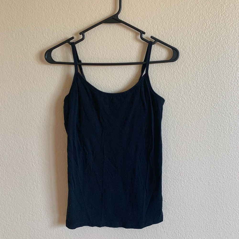 Black cami tank top